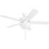 Seasons Quick Install 52 Inch Dual Mount Point Bonita Ceiling Fan, White