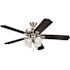Seasons 4-Light 52 Inch Dual Mount Camarillo Ceiling Fan, Brushed Nickel