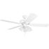 Seasons 4-Light 52 Inch Dual Mount Camarillo Ceiling Fan,5 Blades, White
