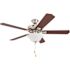 SEASONS SeasonsÂ® Quick Install 52 Inch, Mount Point Bonita Ceiling Fan, Brushed NICKEL
