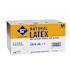 THE SAFETY ZONE Powder Free Latex Disposable Gloves, Natural, Medium