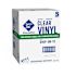 THE SAFETY ZONE Medical Grade Powder Free Vinyl Disposable Gloves, Clear, Small