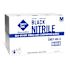 THE SAFETY ZONE Fentanyl Tested Medical Grade Powder Free Nitrile Disposable Gloves, Black, Medium