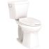 Gerber Avalanche 1.28/1.6 GPF Single Flush ADA Elongated Toilet Bowl Only in. White, Seat Not Included