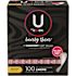 U by Kotex Barely There Thin Panty Liners, Light Absorbency, Regular Length, Unscented, 500 Count
