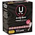 U by Kotex Barely There Thin Panty Liners, Light Absorbency, Regular Length, Unscented, 500 Count