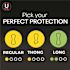 U by Kotex Barely There Thin Panty Liners, Light Absorbency, Regular Length, Unscented, 500 Count