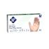 THE SAFETY ZONE Medical Grade Powder Free Vinyl Disposable Gloves, Clear, Medium