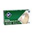 THE SAFETY ZONE Powder Free Synthetic Disposable Gloves, Natural, Medium