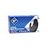 THE SAFETY ZONE Powder Free Nitrile Disposable Gloves, Black, Large