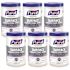 Purell 7 in. x 8 in. Professional Surface Disinfecting Wipes, Citrus Scent, (110-Count Canister, 6-Pack Per Case)