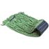 Renown Medium 20oz Green Blended Looped String Mop, 5 in. Headband (2-Pack)