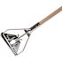 Renown 60 in. Wood Mop Handle Stirrup Quick Change Metal Head