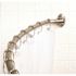 Seasons Adjustable Curved Shower Rod Exposed Mount Bracket - Brushed NICKEL