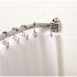 Seasons Adjustable Curved Shower Rod Exposed Mount Bracket - Polished Chrome
