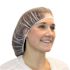 The Safety Zone 24â€Â  Heavyweight Polyester Hairnet,White, 100/BG 10BG/CS