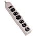 Hubbell Wiring Devices 6-Outlet Metallic Power Strip 6' Cord