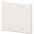 HD Supply-Maintenance Warehouse Maintenance Warehouse Double Gang Blank Wall Plate - White - Package Of 10