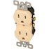 HD Supply-Maintenance Warehouse Maintenance Warehouse 15 Amp 125V Duplex Wall Receptacle - Ivory - Package Of 10