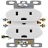 HD Supply-Maintenance Warehouse Maintenance Warehouse 15 Amp 125V Duplex Wall Receptacle - White - Package Of 10