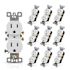 HD Supply-Maintenance Warehouse Maintenance Warehouse 15 Amp 125V Duplex Wall Receptacle - White - Package Of 10