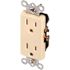 HD Supply-Maintenance Warehouse Maintenance Warehouse 15 Amp Decorator Receptacle -125V - Ivory - Package Of 10