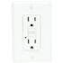 HD Supply-Maintenance Warehouse Maintenance Warehouse 15 Amp 125V Self Test GFCI Receptacle - White - Package Of 12