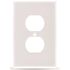 HD Supply-Maintenance Warehouse Maintenance Warehouse Single Gang Duplex Receptacle Wall Plate-White - Package Of 10