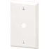 HD Supply-Maintenance Warehouse Maintenance Warehouse Single Gang Telephone/Cable TV Wall Plate  - White - Package Of 10