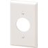 HD Supply-Maintenance Warehouse Maintenance Warehouse Single Gang Receptacle Wall Plate - 15 or 20 Amp -White