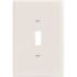 HD Supply-Maintenance Warehouse Maintenance Warehouse Jumbo Single Gang Toggle Wall Plate-White- Package Of 10