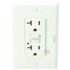 HD Supply-Maintenance Warehouse Maintenance Warehouse 20 Amp 125V Self Test GFCI Receptacle - White - Package Of 12
