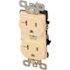 HD Supply-Maintenance Warehouse Maintenance Warehouse 20 Amp Commercial Grade Duplex Receptacle -125V-Ivory - Package Of 10