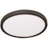 HD Supply-Seasons Seasons Edge 8 In. Round LED Flush Mount Black 27-50K CCT 4PK