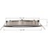 MAINTENANCE WAREHOUSE 6" Led Canless Downlight 27-50k Black Trim Package Of 6