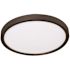 HD Supply-Seasons Seasons Edge 5.4 In. Round LED Flush Mount Black 27-50K CCT 4PK