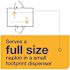 TORK Xpressnap Fit White Dispenser Napkin N14, Case Of 36