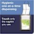 TORK Xpressnap Fit White Dispenser Napkin N14, Case Of 36