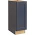 Mill'S Pride Richmond Shaker Rta Kitchen Cabinet, Valencia Blue, 9"x34.5"x24"