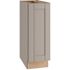 Mill'S Pride Richmond Shaker Rta Kitchen Cabinet, Vesuvius Gray, 9"x34.5"x24"