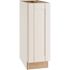 Mill'S Pride Richmond Shaker Rta Kitchen Cabinet, Verona White, 9"x34.5"x24"