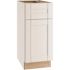 Mill'S Pride Richmond Shaker Rta Kitchen Cabinet, Verona White, 12"x34.5"x24"