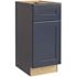Mill'S Pride Richmond Shaker Rta Kitchen Cabinet, Valencia Blue, 15"x34.5"x24"