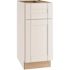 Mill'S Pride Richmond Shaker Rta Kitchen Cabinet, Verona White, 18"x34.5"x24"