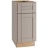 Mill'S Pride Richmond Shaker Rta Kitchen Cabinet, Vesuvius Gray, 21"x34.5"x24"