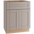 Mill'S Pride Richmond Shaker Rta Kitchen Cabinet, Vesuvius Gray, 30"x34.5"x24"