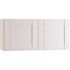 Mill'S Pride Richmond Shaker Rta Wall Cabinet, Double, Verona White, 24"x18"x12"