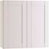 Mill'S Pride Richmond Shaker Rta Wall Cabinet, Double, Verona White, 24"x36"x12"