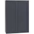 Mill'S Pride Richmond Shaker Rta Wall Cabinet Double, Valencia Blue, 24"x42"x12"