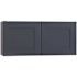 Mill'S Pride Richmond Shaker Rta Wall Cabinet Double, Valencia Blue, 30"x12"x12"
